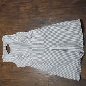 Boden Seersucker Striped Dress Size 8
